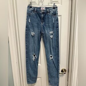 Abercrombie Kids high-rise mini mom jeans